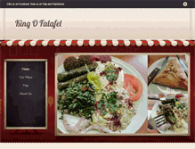 Tablet Screenshot of kingofalafel.com